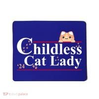 Childless Cat Lady 2024 Kamala Harris Election Mousepad thumb 0
