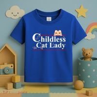 Childless Cat Lady 2024 Kamala Harris Election Toddler T-Shirt thumb 3