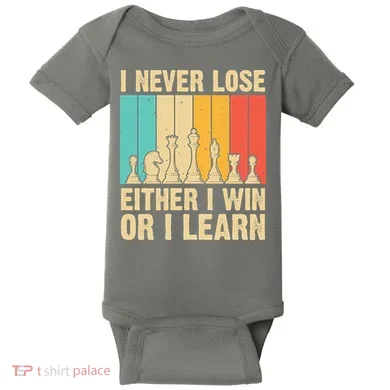Cool Chess Lover Art Baby Bodysuit