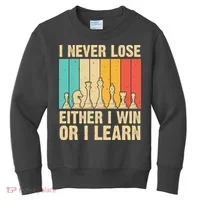 Cool Chess Lover Art Kids Sweatshirt thumb 0