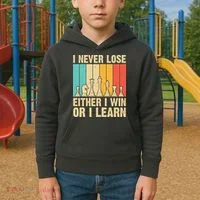 Cool Chess Lover Art Kids Hoodie thumb 2