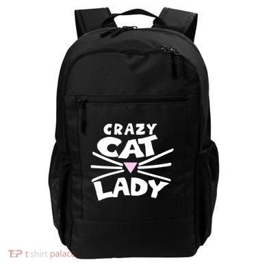 Crazy Cat Lady Long Funny Gift Cute Cat Gift Backpack