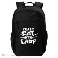 Crazy Cat Lady Long Funny Gift Cute Cat Gift Backpack thumb 0