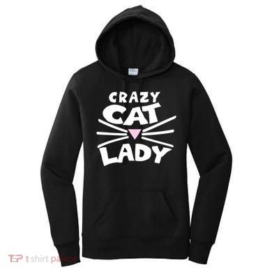 Crazy Cat Lady Long Funny Gift Cute Cat Gift Women's Hoodie