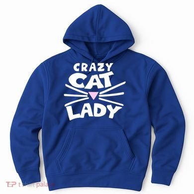 Crazy Cat Lady Long Funny Gift Cute Cat Gift Hoodie