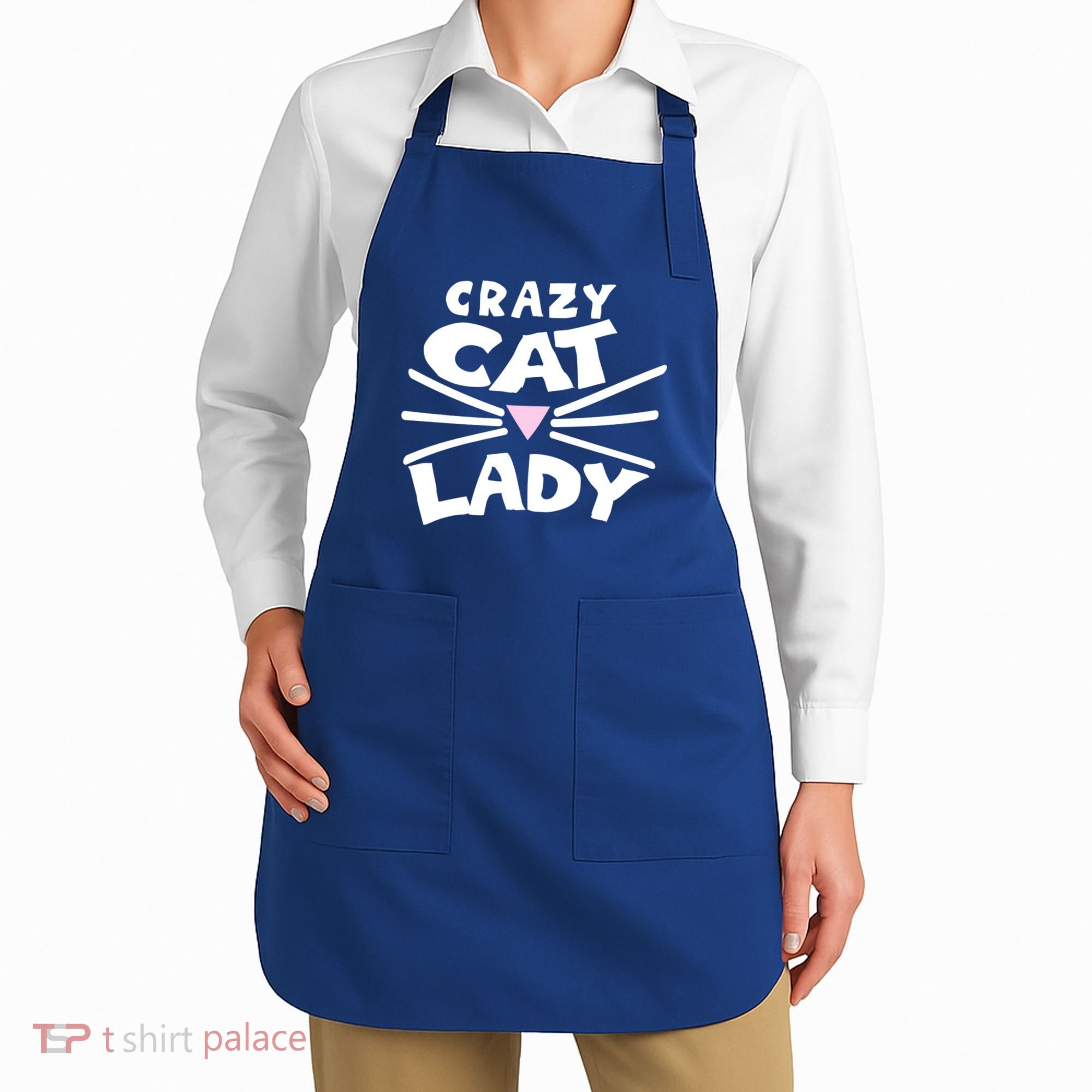 Crazy Cat Lady Long Funny Gift Cute Cat Gift Apron