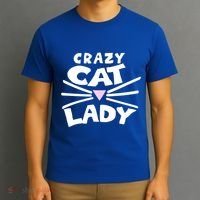 Crazy Cat Lady Long Funny Gift Cute Cat Gift T-Shirt thumb 3