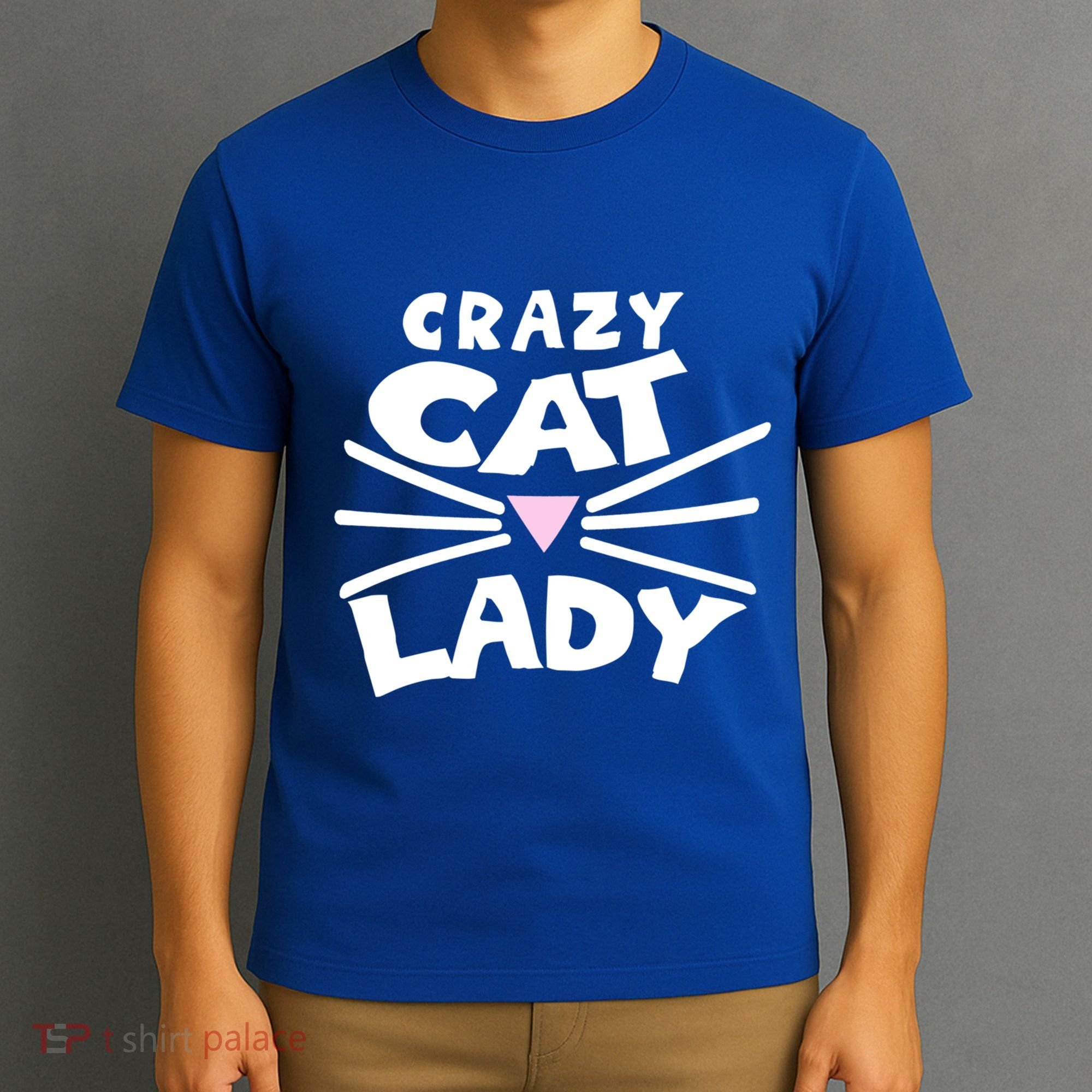 Crazy Cat Lady Long Funny Gift Cute Cat Gift T-Shirt