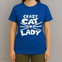 Crazy Cat Lady Long Funny Gift Cute Cat Gift T-Shirt thumb 4