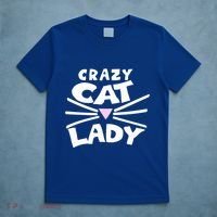 Crazy Cat Lady Long Funny Gift Cute Cat Gift T-Shirt thumb 5