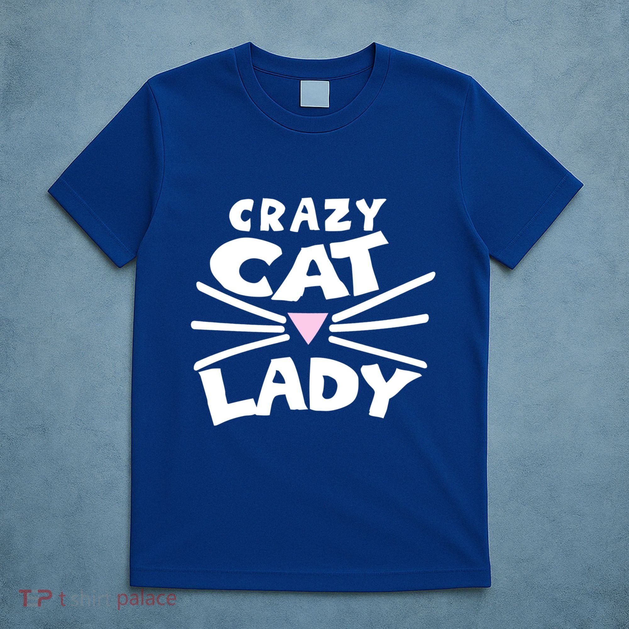 Crazy Cat Lady Long Funny Gift Cute Cat Gift T-Shirt
