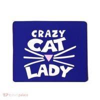 Crazy Cat Lady Long Funny Gift Cute Cat Gift Mousepad thumb 0