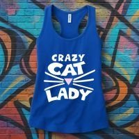 Crazy Cat Lady Long Funny Gift Cute Cat Gift Women's Tank Top thumb 3