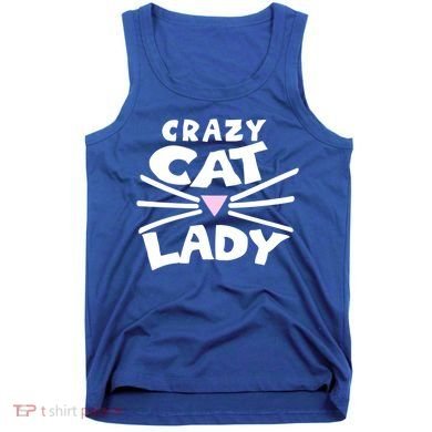 Crazy Cat Lady Long Funny Gift Cute Cat Gift Tank Top
