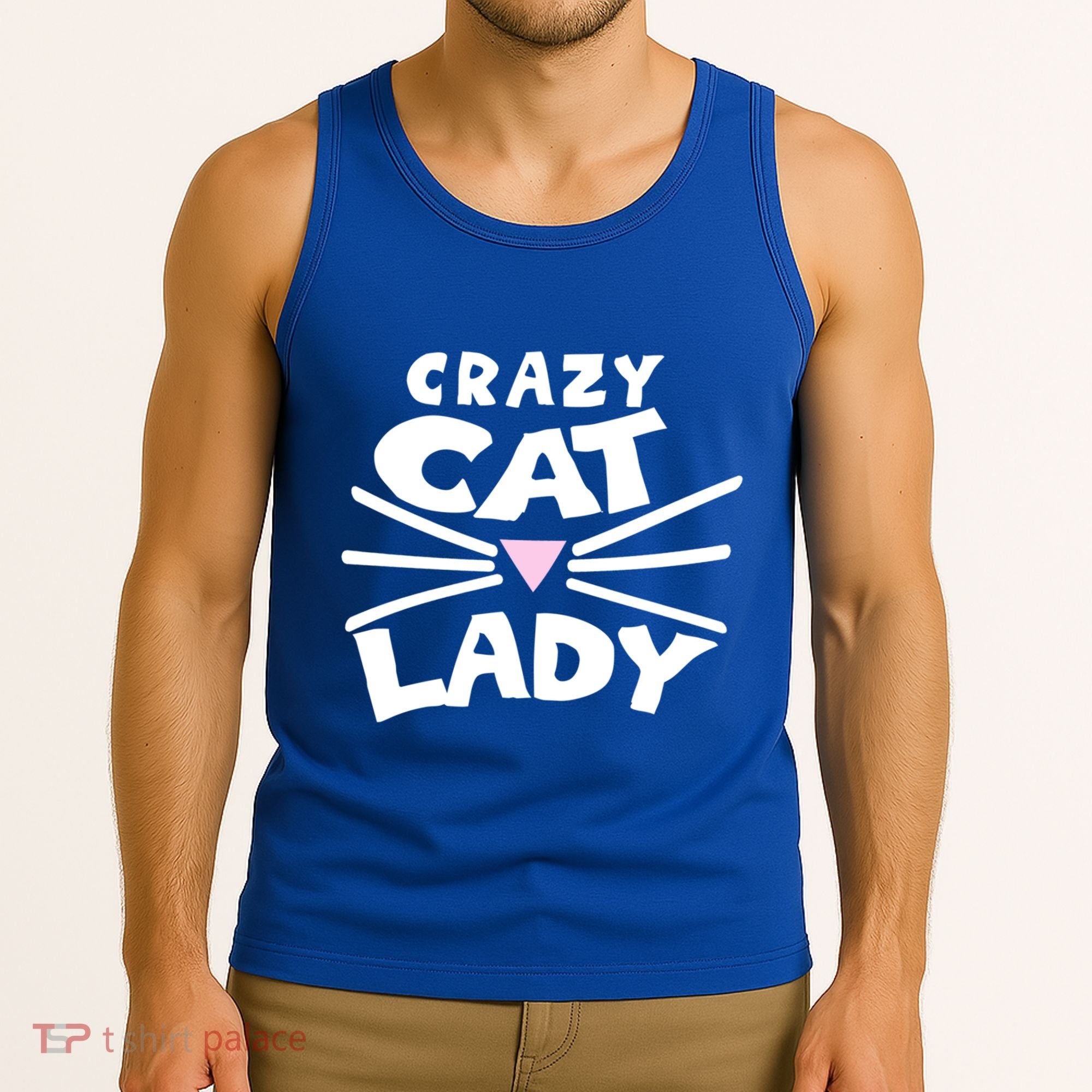 Crazy Cat Lady Long Funny Gift Cute Cat Gift Tank Top