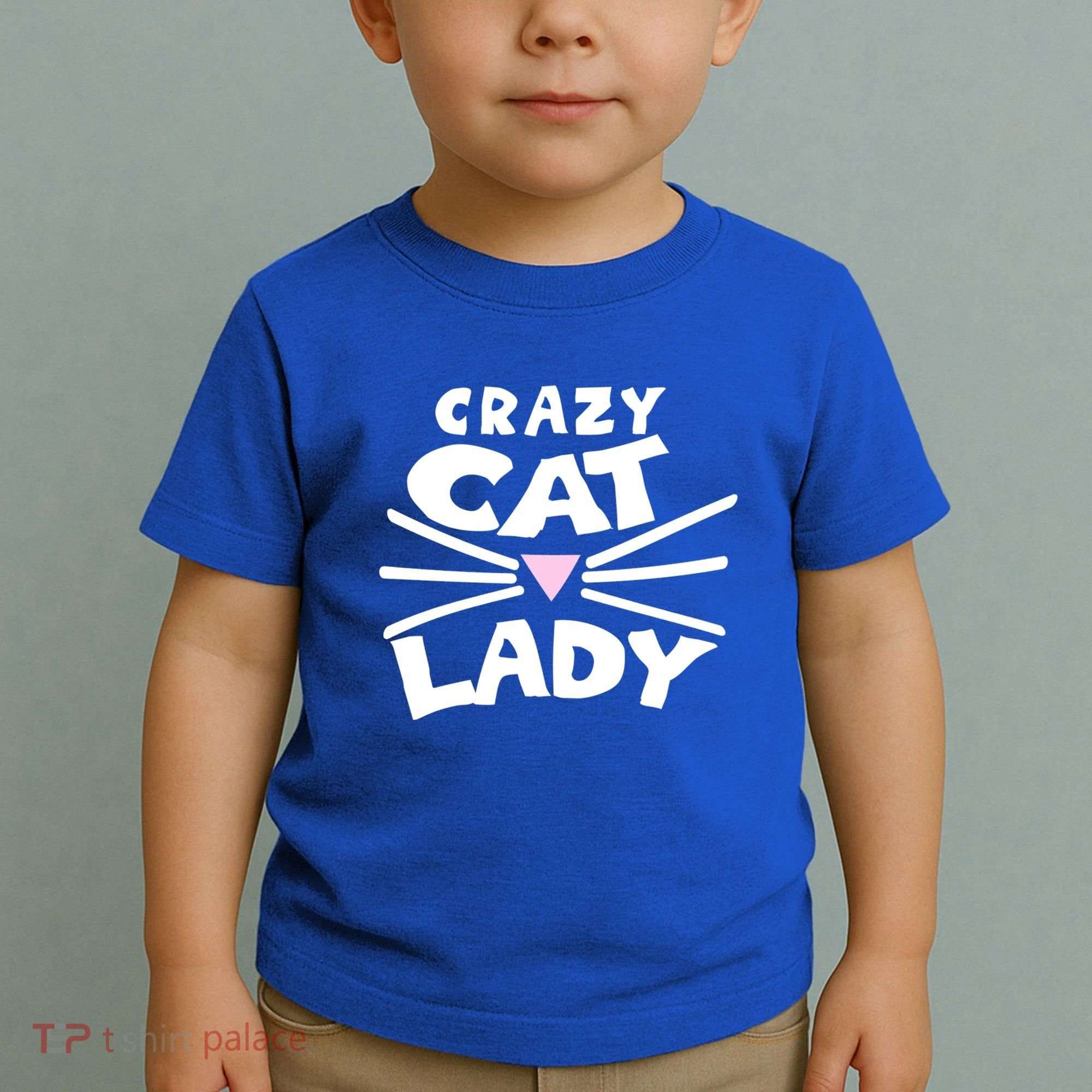 Crazy Cat Lady Long Funny Gift Cute Cat Gift Toddler T-Shirt