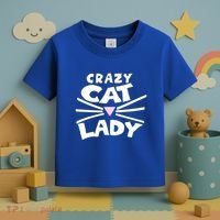 Crazy Cat Lady Long Funny Gift Cute Cat Gift Toddler T-Shirt thumb 3