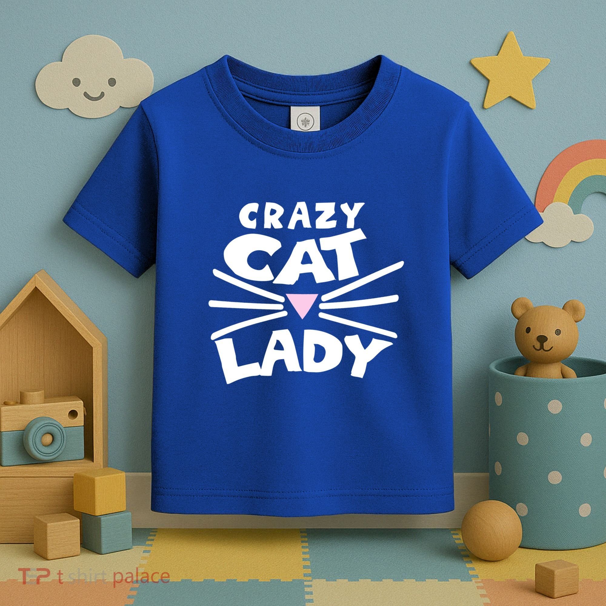 Crazy Cat Lady Long Funny Gift Cute Cat Gift Toddler T-Shirt