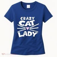 Crazy Cat Lady Long Funny Gift Cute Cat Gift Women's T-Shirt thumb 0