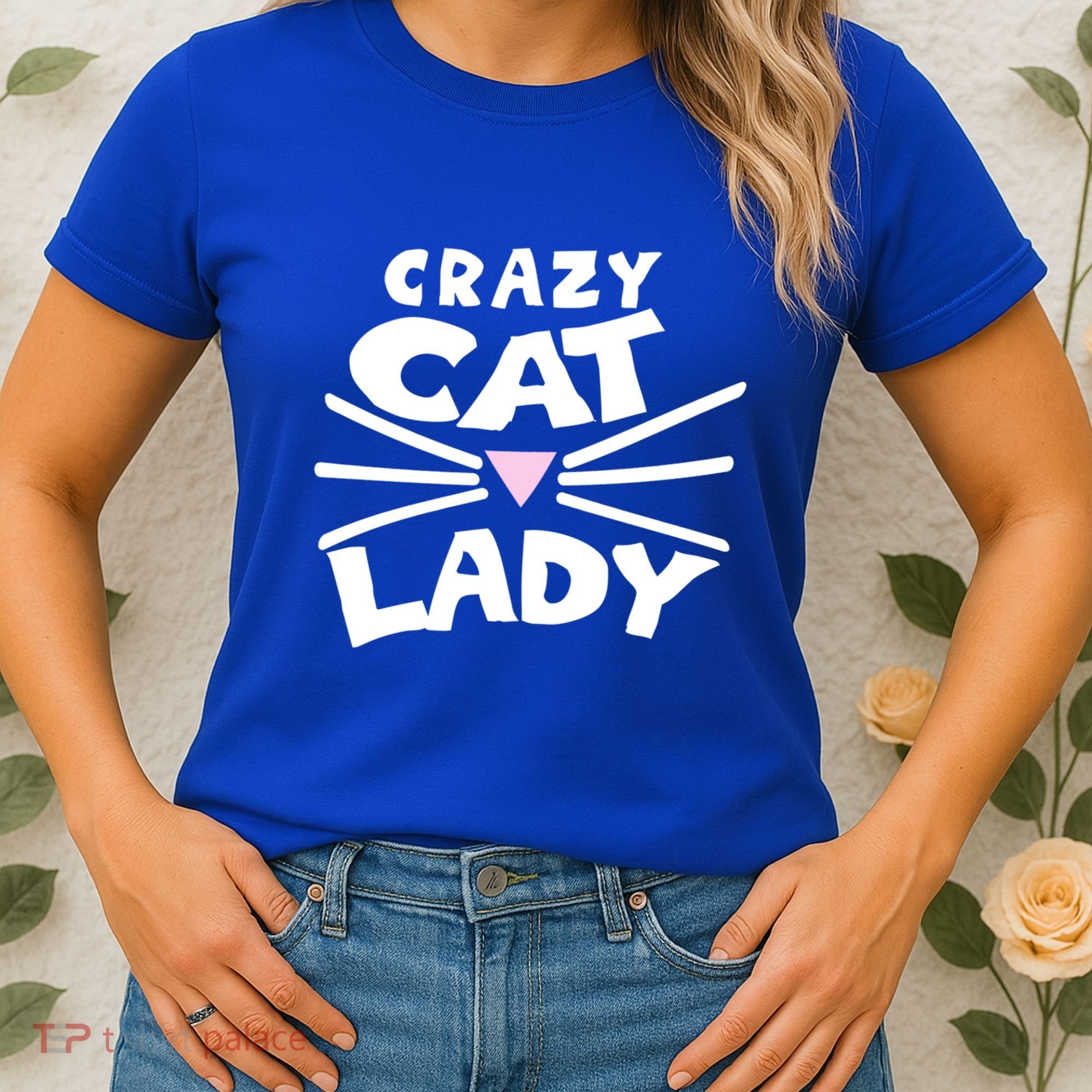 Crazy Cat Lady Long Funny Gift Cute Cat Gift Women's T-Shirt