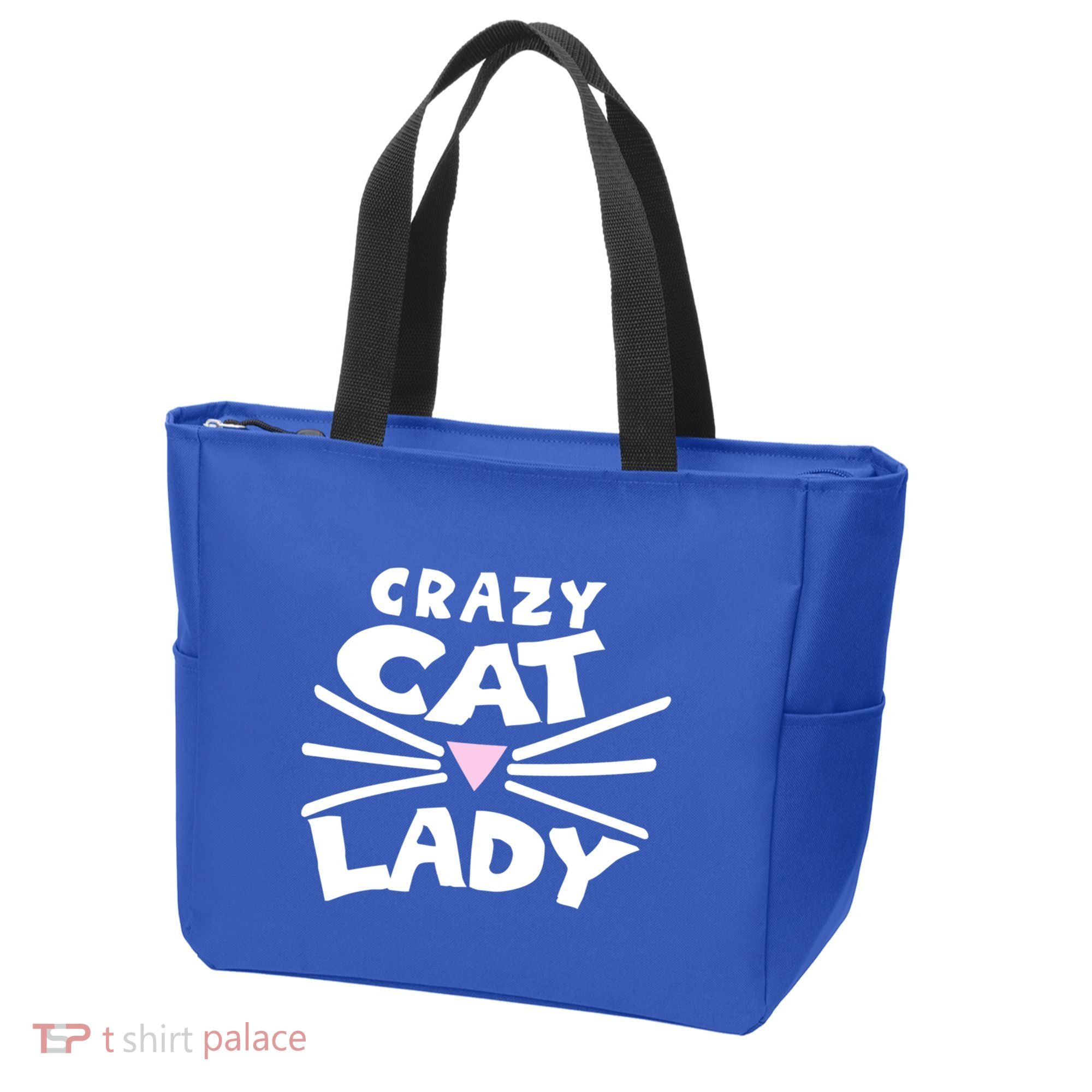 Crazy Cat Lady Long Funny Gift Cute Cat Gift Tote Bag