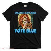 Childless Cat Ladies Vote Blue T-Shirt thumb 0