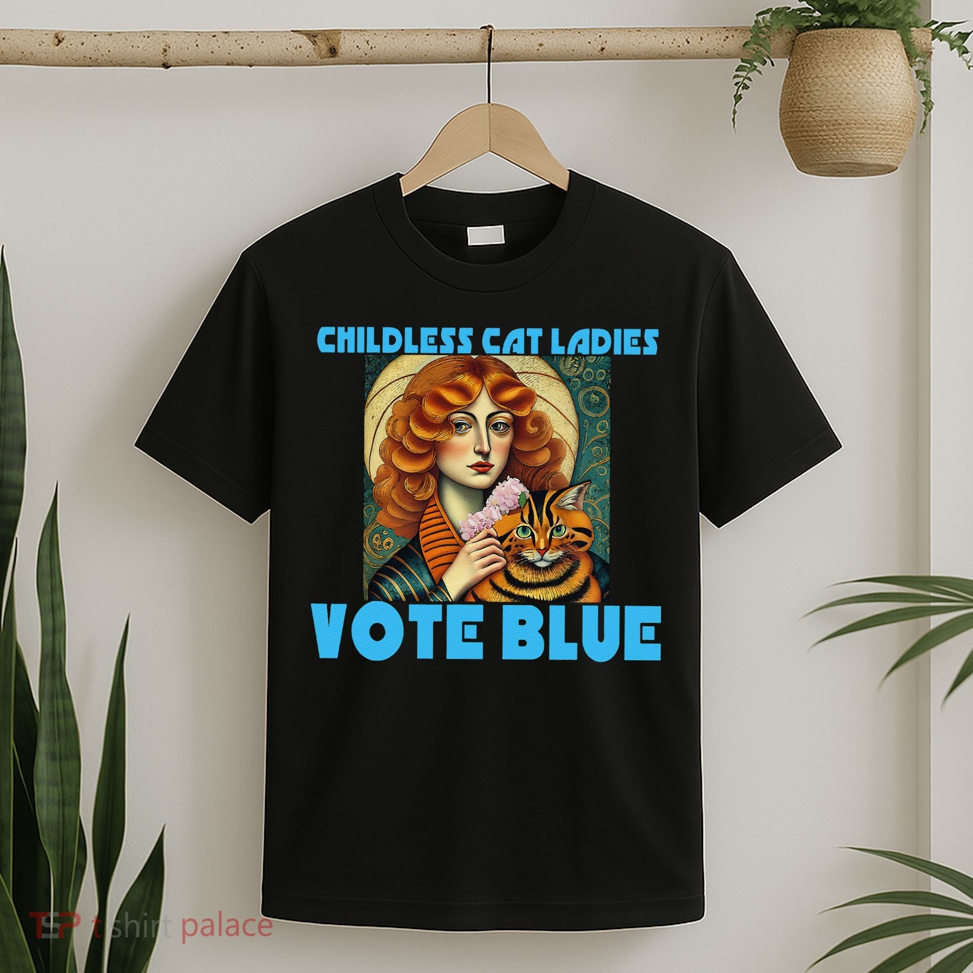Childless Cat Ladies Vote Blue T-Shirt