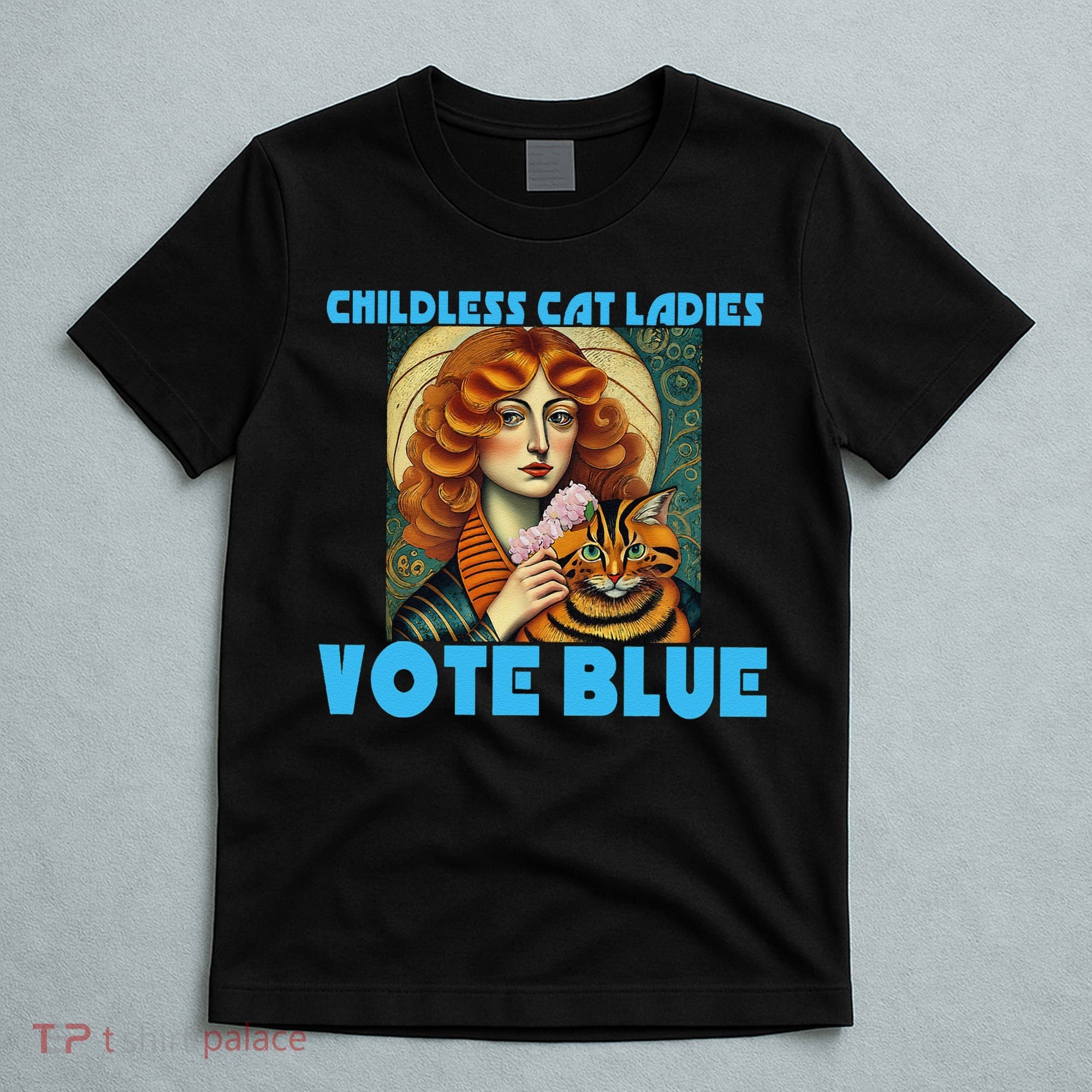 Childless Cat Ladies Vote Blue T-Shirt