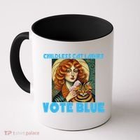 Childless Cat Ladies Vote Blue Coffee Mug thumb 0