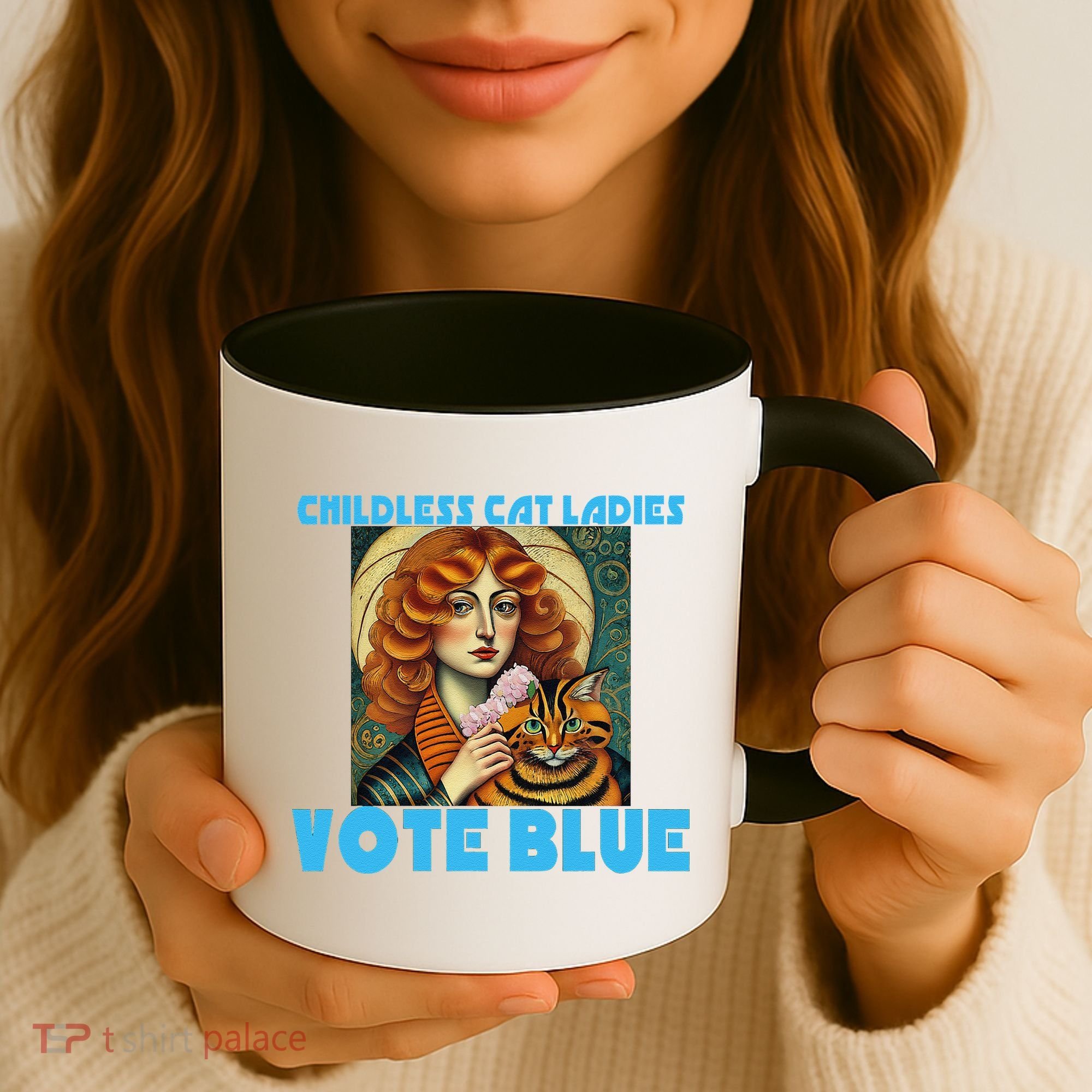 Childless Cat Ladies Vote Blue Coffee Mug