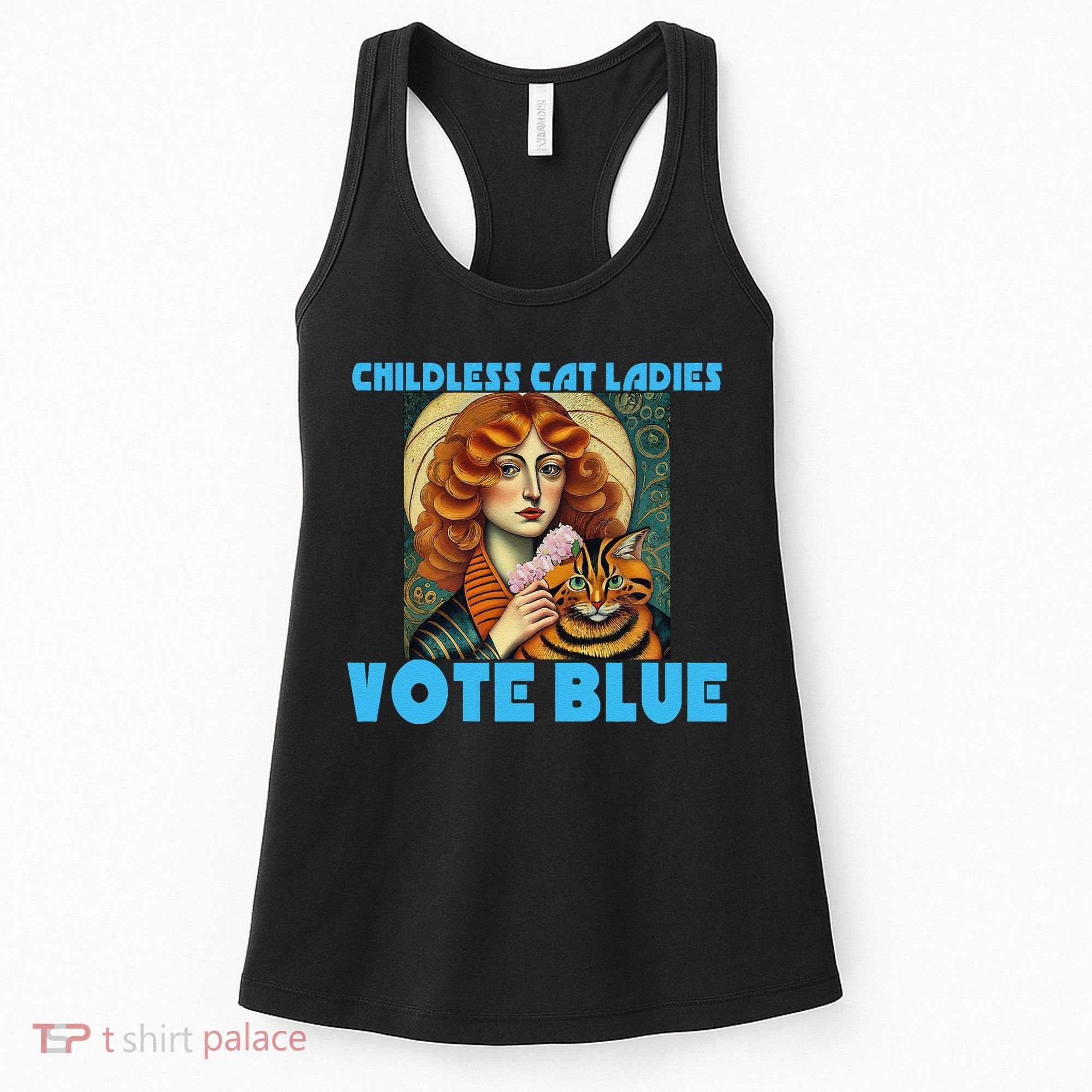 Childless Cat Ladies Vote Blue Women's Tank Top