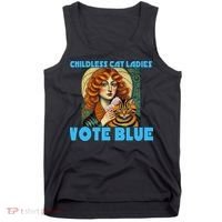 Childless Cat Ladies Vote Blue Tank Top thumb 0