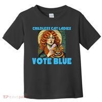 Childless Cat Ladies Vote Blue Toddler T-Shirt thumb 0