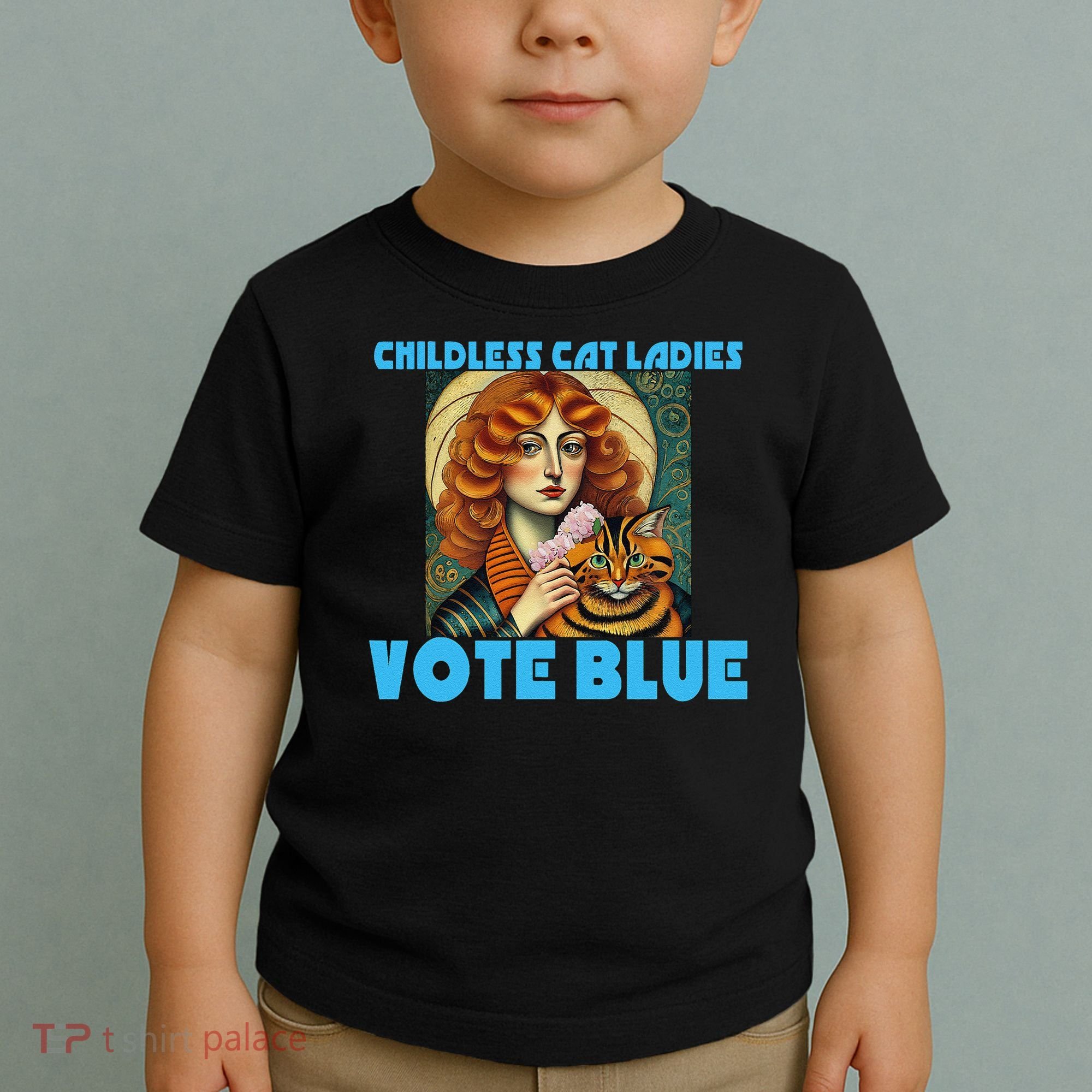 Childless Cat Ladies Vote Blue Toddler T-Shirt