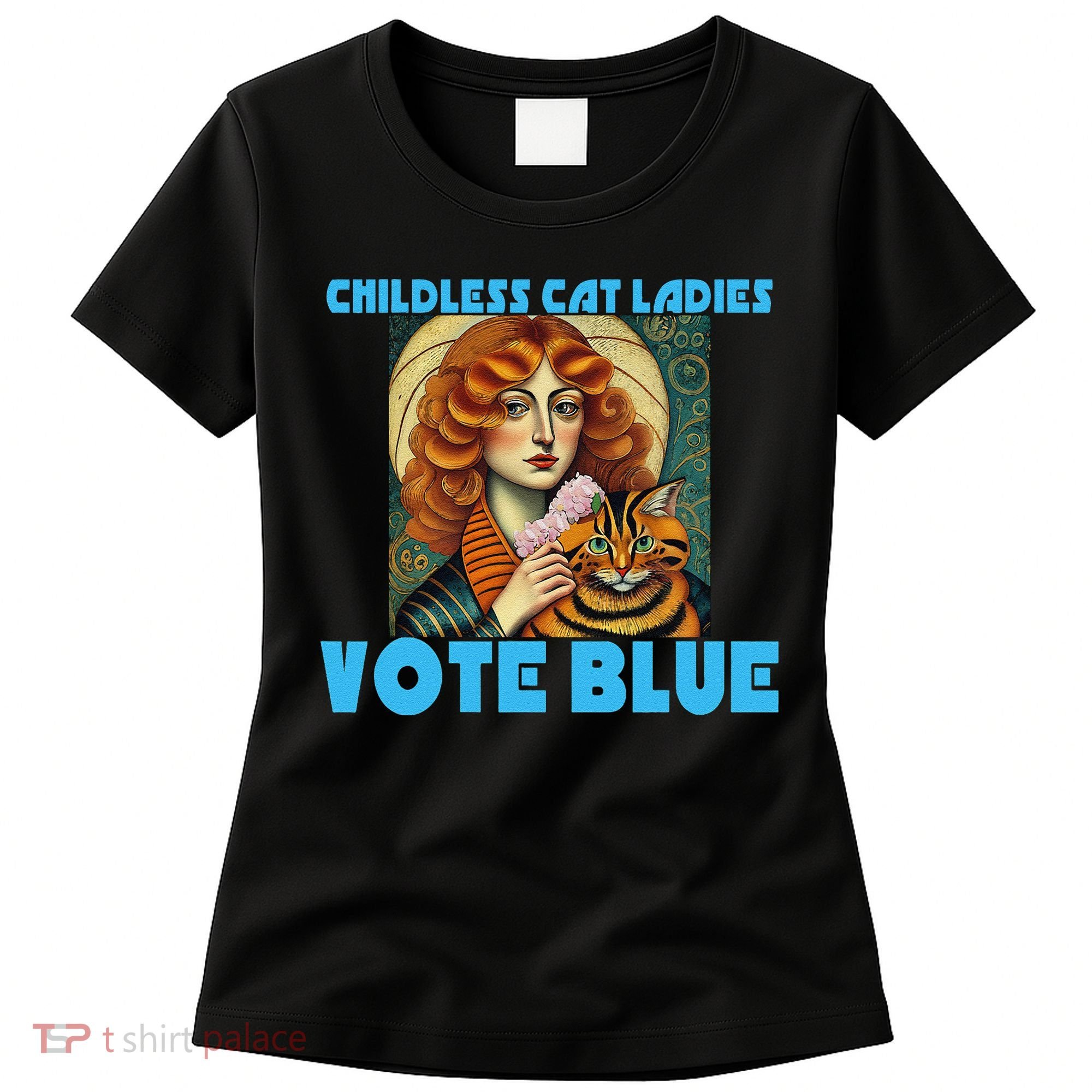 Childless Cat Ladies Vote Blue Women's T-Shirt