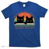 Childless Cat Ladies Feminist Childless Cat Ladies Against Fascism T-Shirt thumb 0