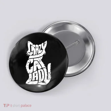 Crazy Cat Lady Button