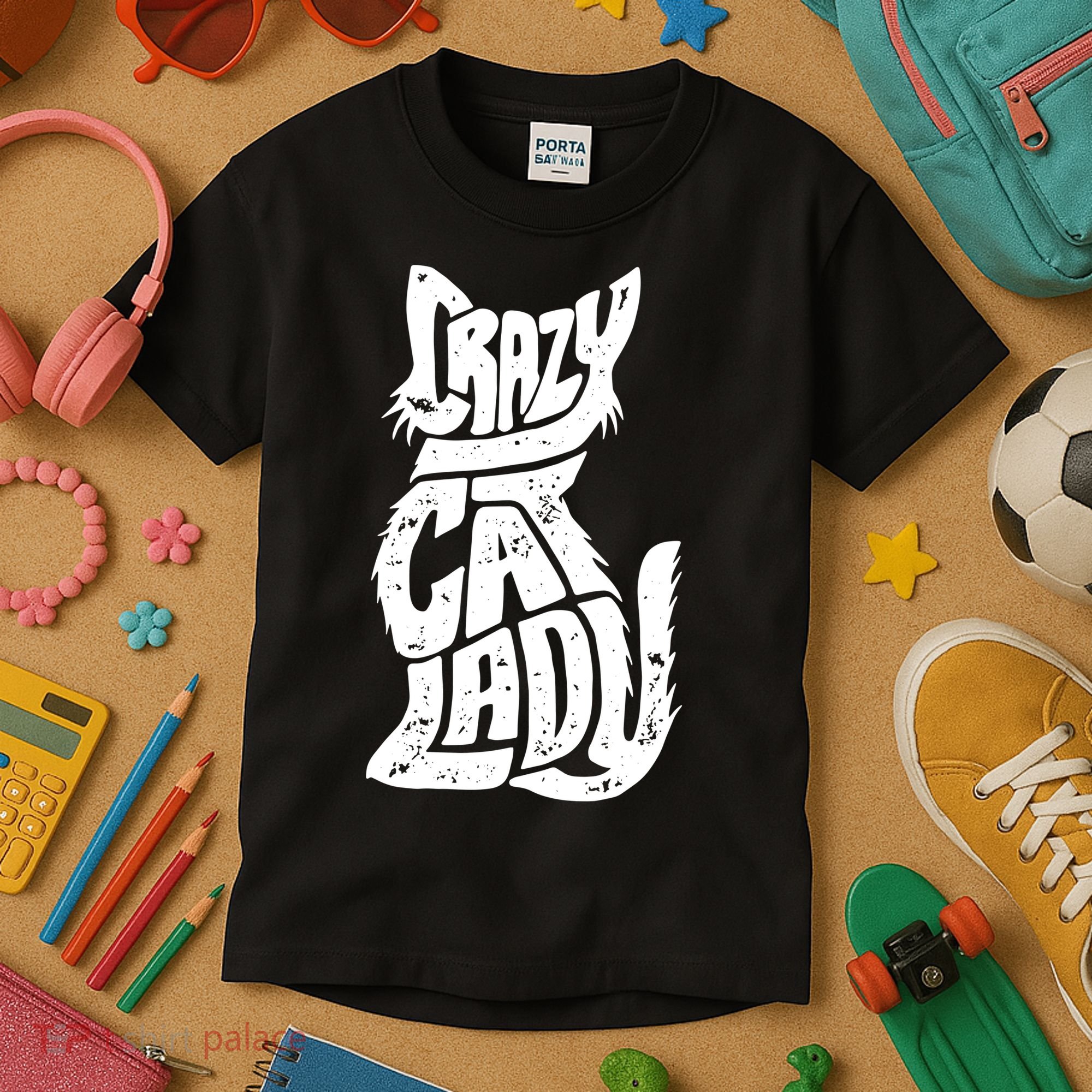 Crazy Cat Lady Kids T-Shirt