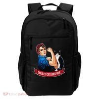 Childless Cat Ladies Vote Rosie The Riveter Backpack thumb 0