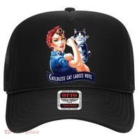 Childless Cat Ladies Vote Rosie The Riveter Hat thumb 0