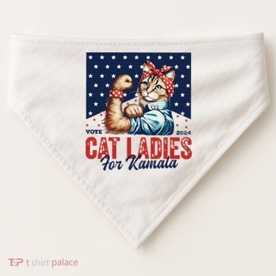 Childless Cat Ladies USA-Made Doggie Bandana