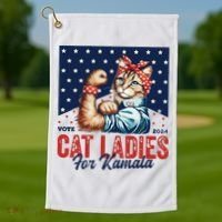 Childless Cat Ladies Golf Towel thumb 1