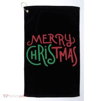 Candy Cane Lane Merry Christmas Golf Towel
