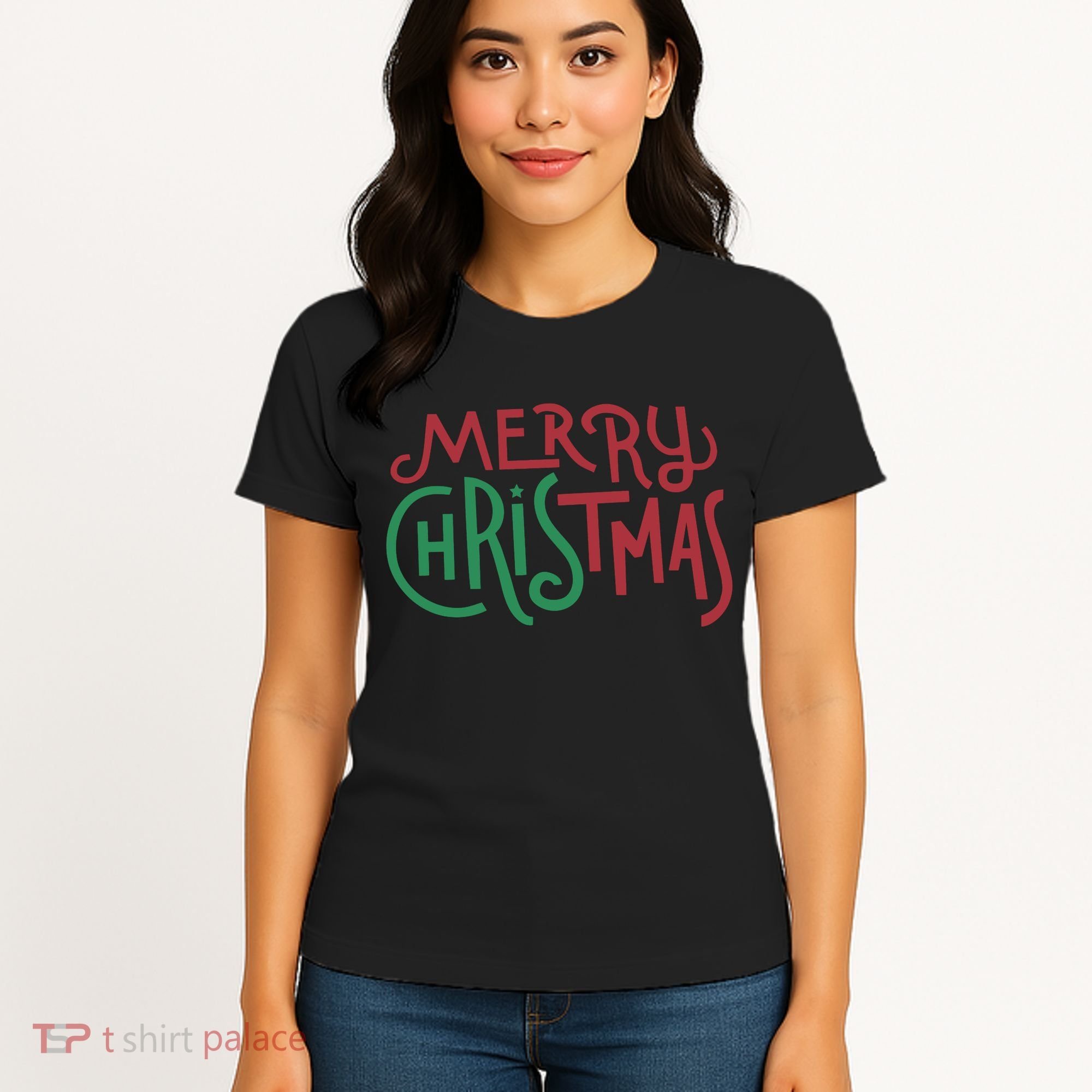 Candy Cane Lane Merry Christmas Women's T-Shirt