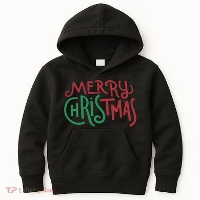 Candy Cane Lane Merry Christmas Kids Hoodie