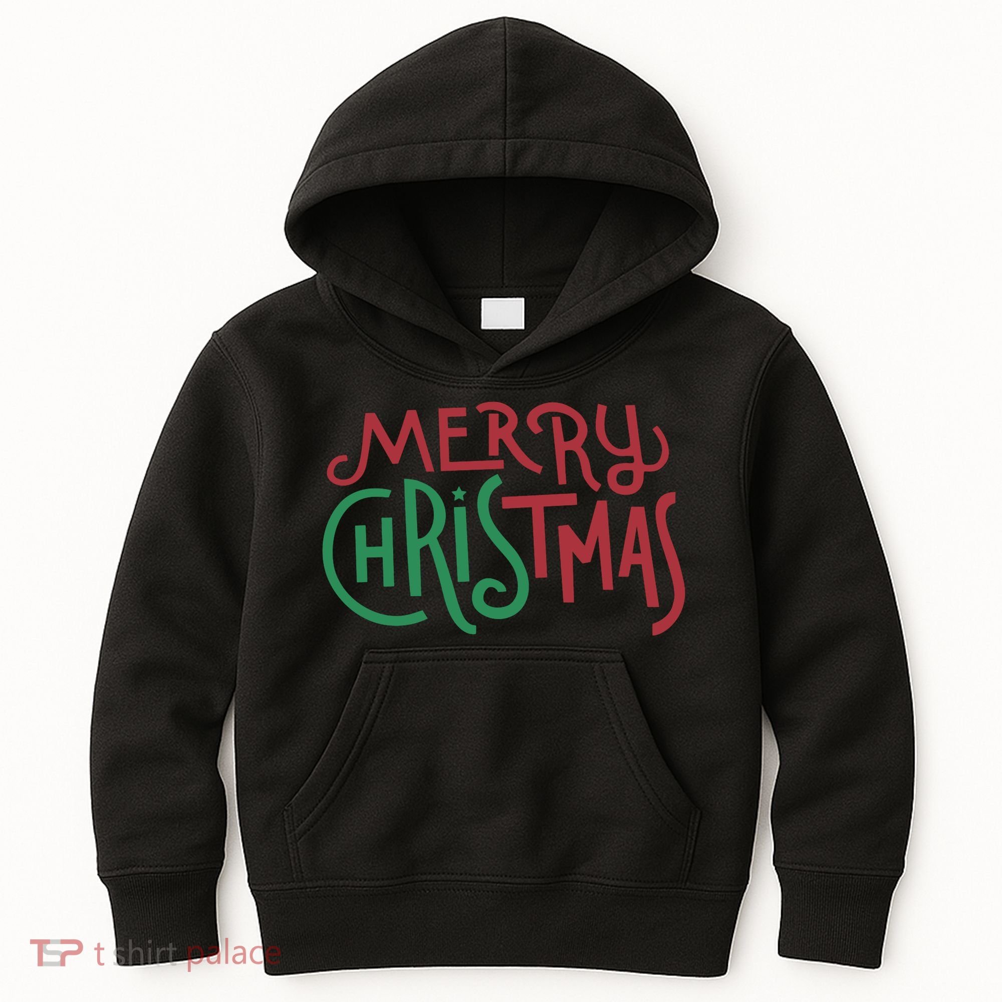 Candy Cane Lane Merry Christmas Kids Hoodie