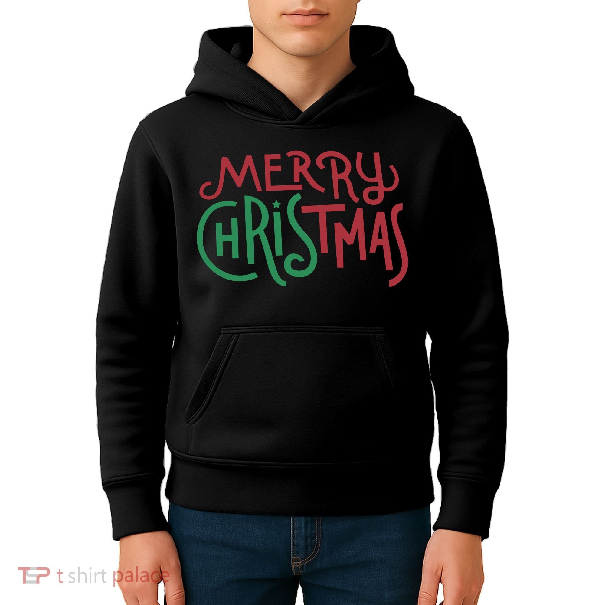 Candy Cane Lane Merry Christmas Kids Hoodie