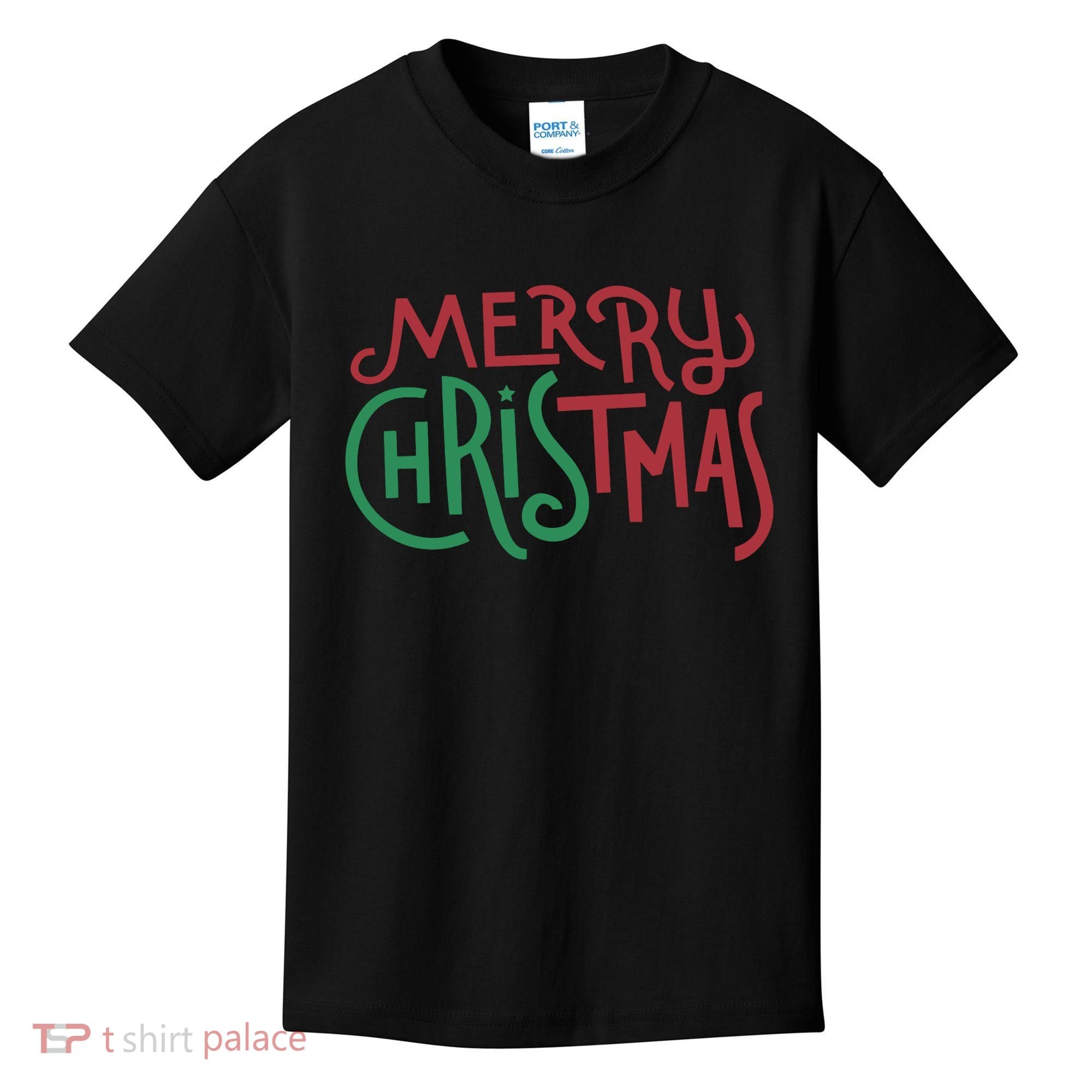 Candy Cane Lane Merry Christmas Kids T-Shirt