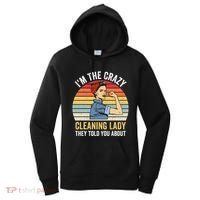 Crazy Cleaning Lady Housekeeper Housekeeping Maid Women's Hoodie thumb 0