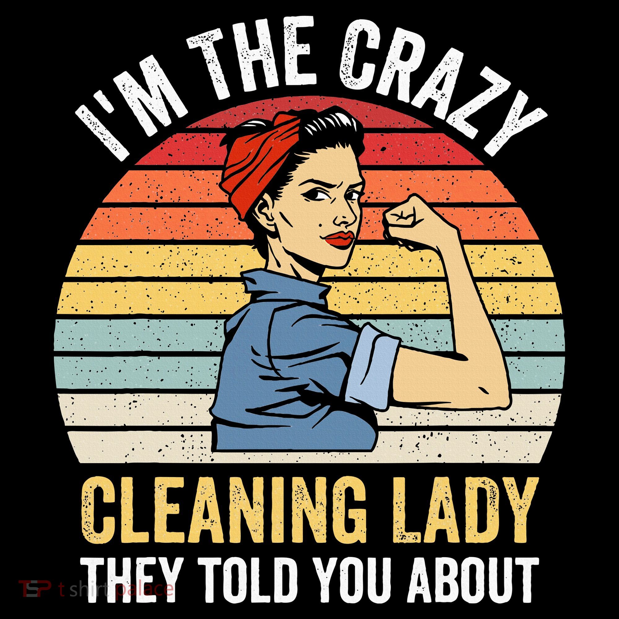Crazy Cleaning Lady Housekeeper Housekeeping Maid Women's Hoodie